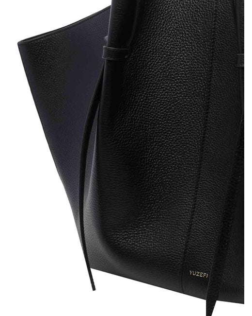 Yuzefi Black Xl Mochi Shoulder Bag