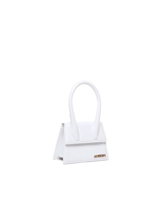 Jacquemus White Le Chiquito Moyen Bag