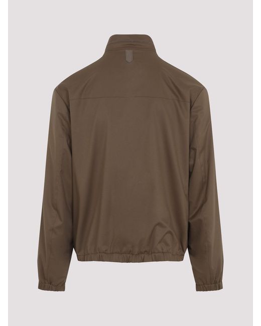 Canali Brown Outerwear Jacket for men
