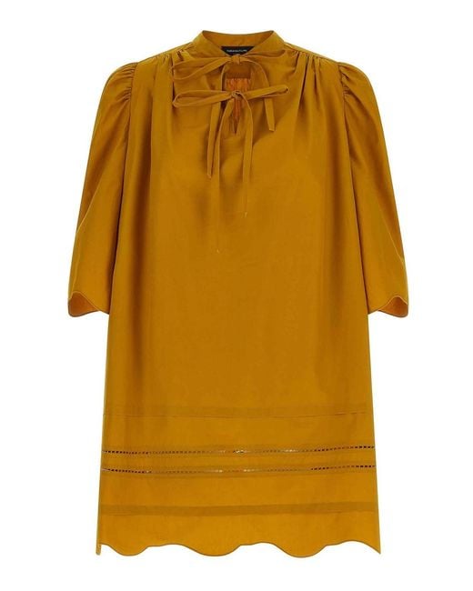 Fabiana Filippi Yellow Loose Dress