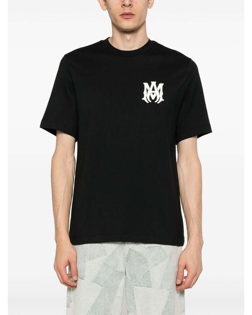 Amiri Black Ma Core Logo T-Shirt for men
