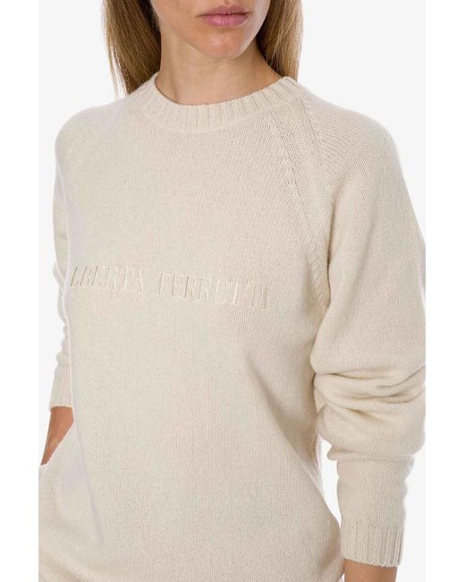 Alberta Ferretti White Sweater