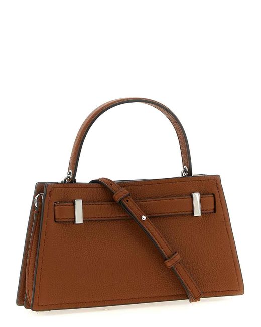 Tory Burch Brown Petite Lee Radziwill Handbag