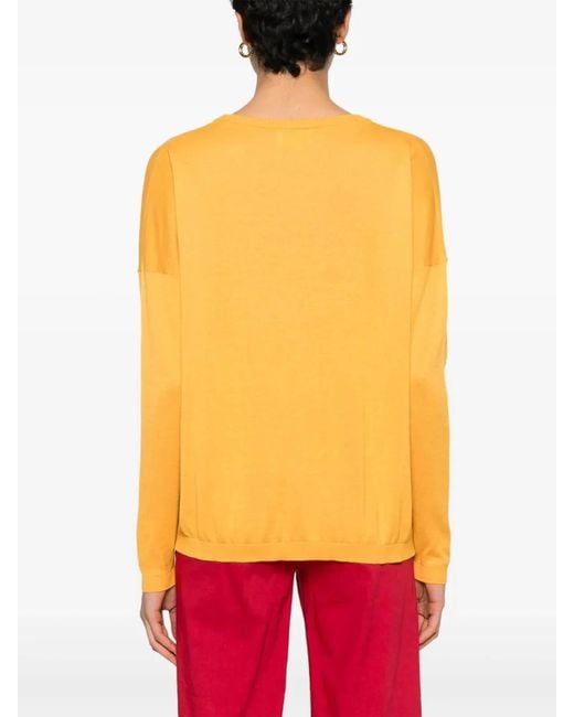 Be You Yellow Crew Neck Sweater