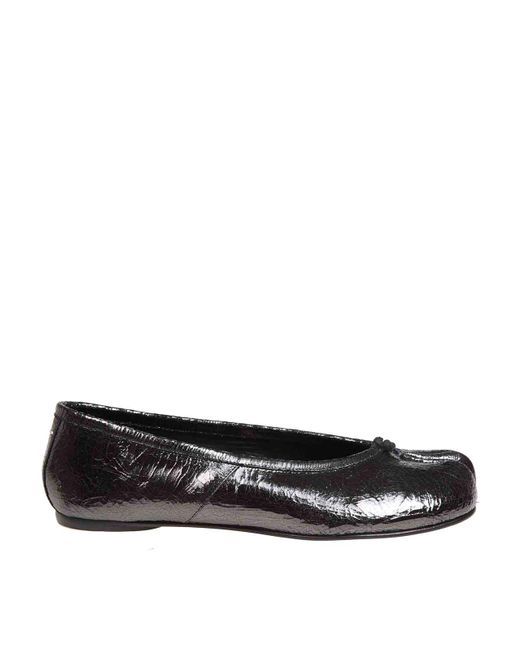 Maison Margiela Black Tabi Ballerina Broken Mirror