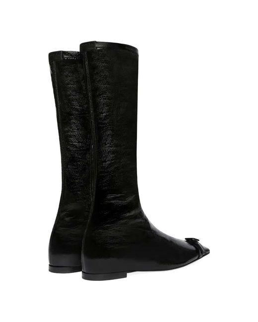 Courreges Black CourrÈ Ges Naplak Boot