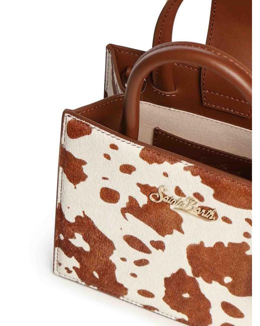 Borsa Mini Shopper di Mc2 Saint Barth in Pink