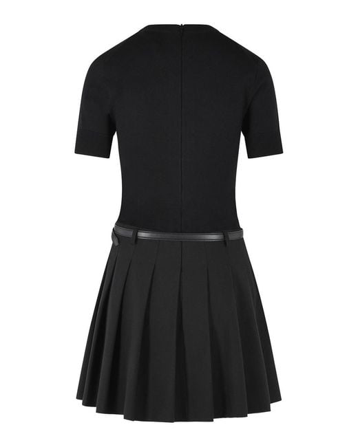Jonathan Simkhai Black Pleated Mini Dress