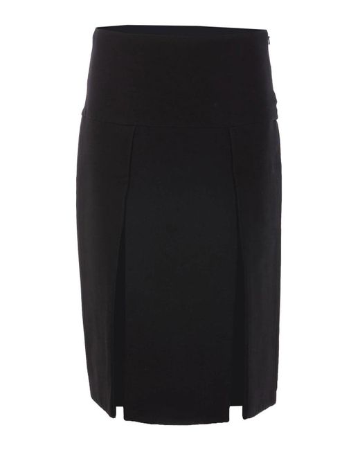 Khaite Black Midi Skirts