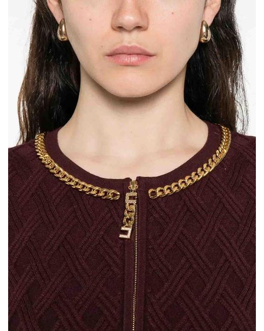 Elisabetta Franchi Red Knit Dress