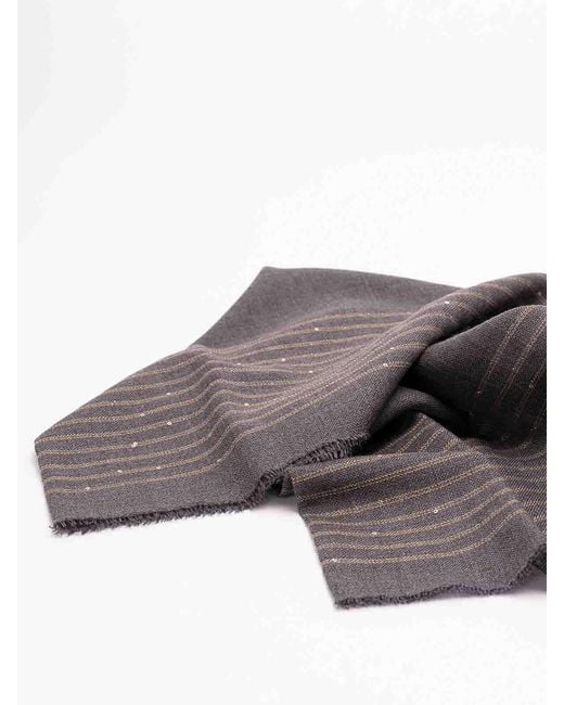 Peserico Gray Scarf