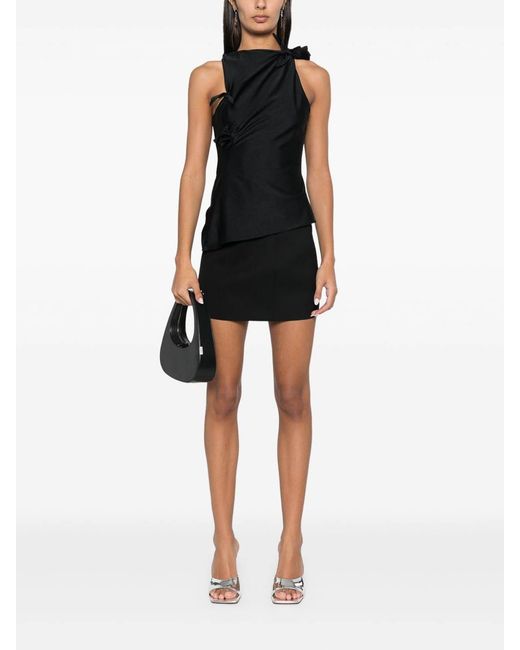 Coperni Black Asymmetrical Top