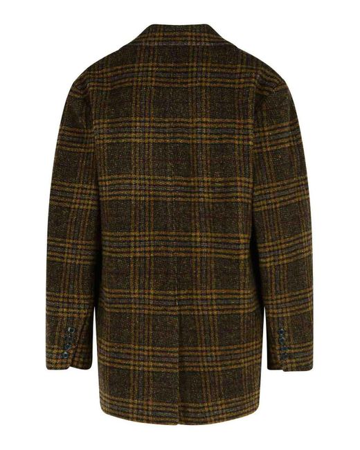 Isabel Marant Green Gesina Khaki Virgin Wool Blazer
