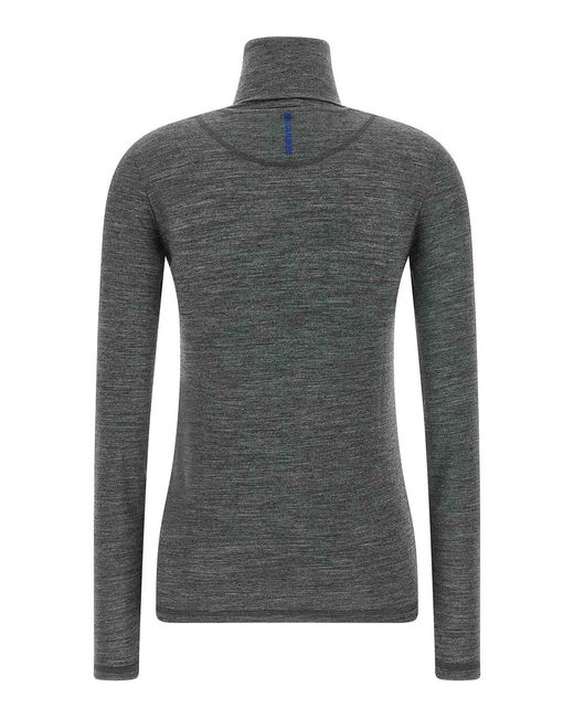 Jil Sander Gray High Neck T-Shirt