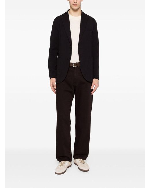Circolo 1901 Black Blazer With Two Buttons for men