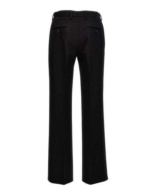 Dolce & Gabbana Black Flare Pants for men
