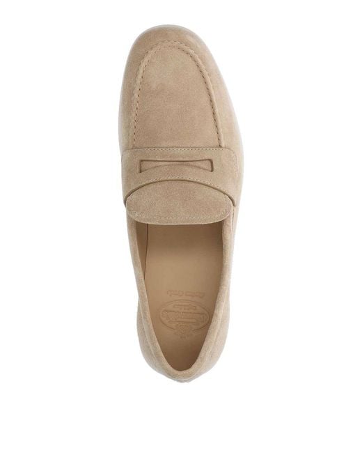 Church's Natural Suede Moccasins for men