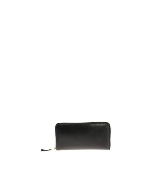 Comme des Garçons White Smooth Leather Wallet