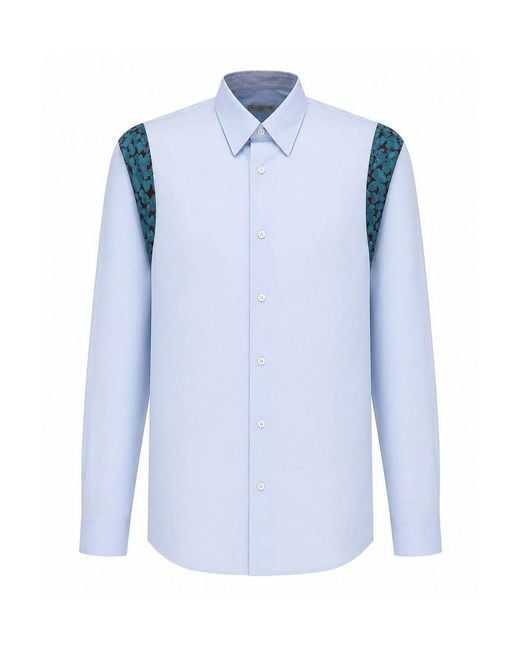 Dries Van Noten Blue Capers Shirt By for men
