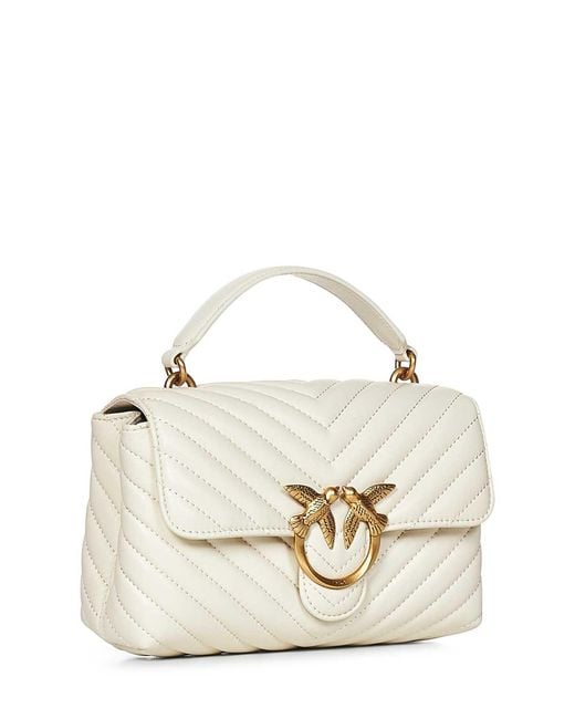 Pinko White Mini Lady Love Bag Puff Bag