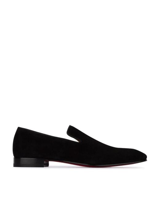 Christian Louboutin Black Dandelion Flat Veau Loafers