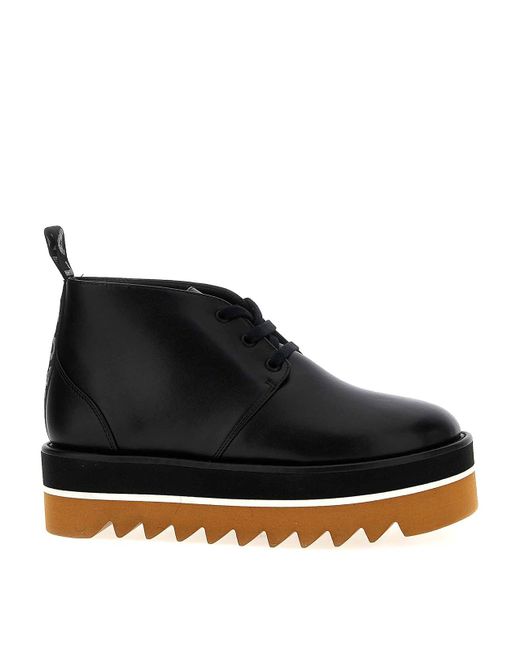 Stella McCartney Black Desert Sneak-Elyse Ankle Boots