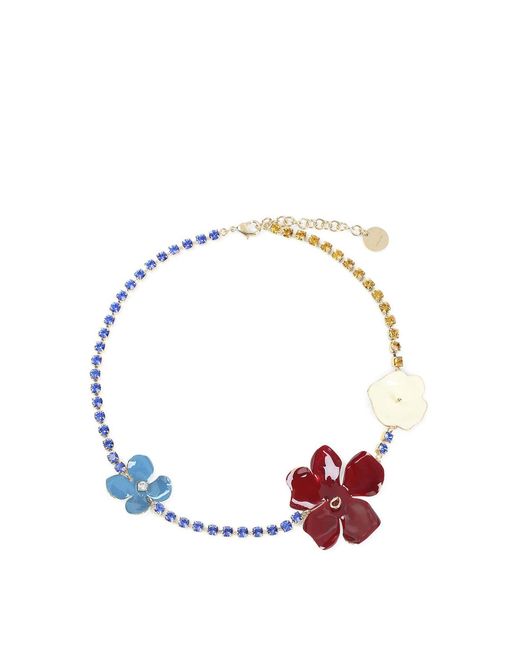 Marni White Flower Necklace