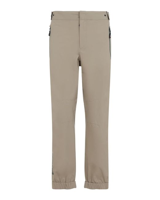 Moncler Gray Lightweight Polyamide Trousers For Spring/Summer 2025 for men