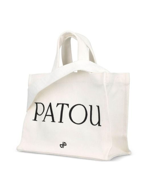 Patou Natural Small Tote Bag