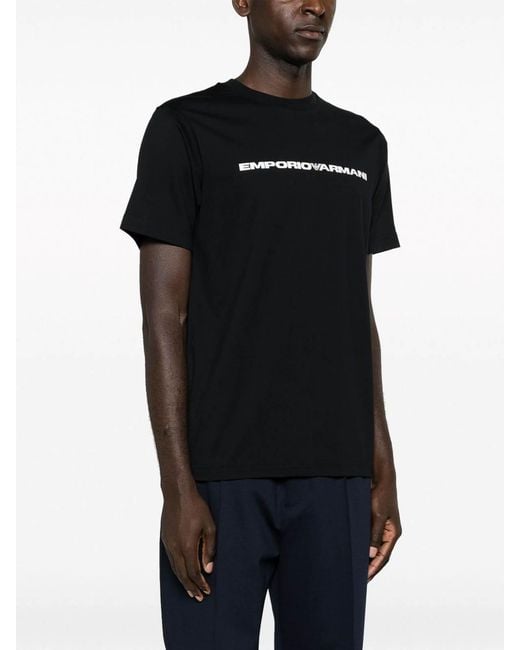 Emporio Armani Black Logo T-Shirt -3 Pack for men