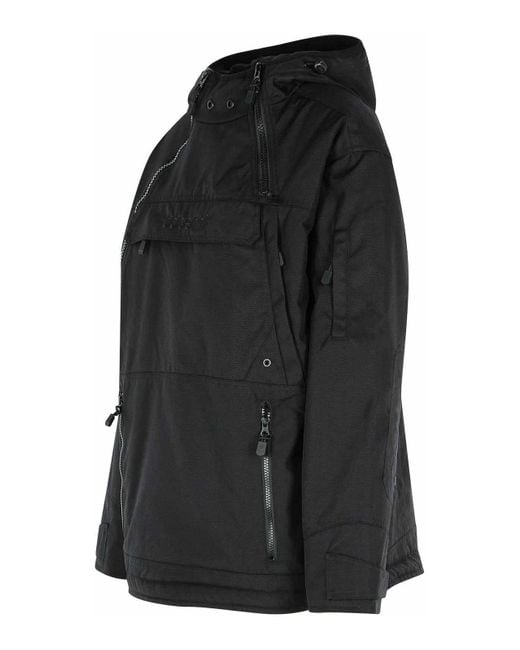 Coperni Black Asymmetric Polyamide Jacket