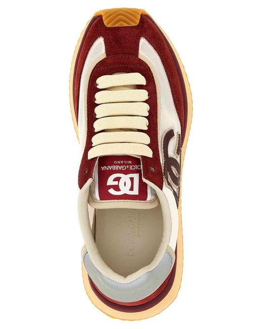 Dolce & Gabbana Brown Dg Cushion Sneakers