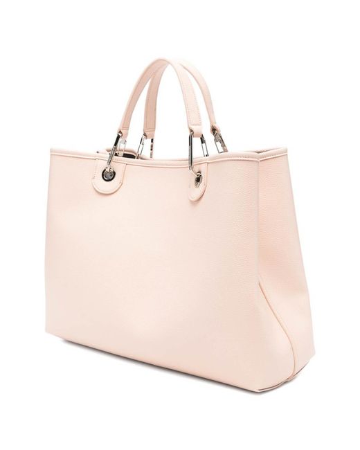 Emporio Armani Pink Myea Medium Shopping Bag