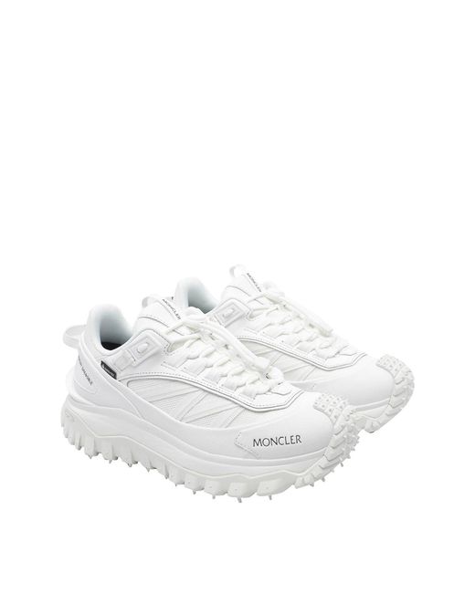 Moncler White Trailgrip Gtx Sneakers