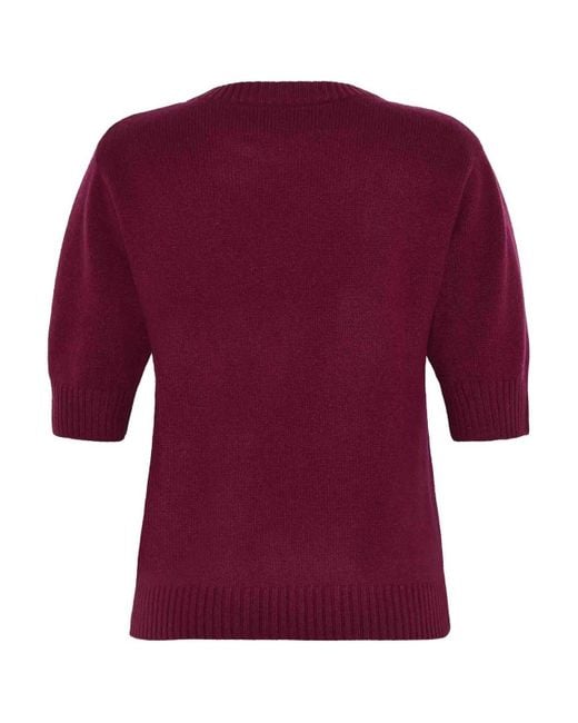 EMERSON RENALDI Red Crew Neck Sweater