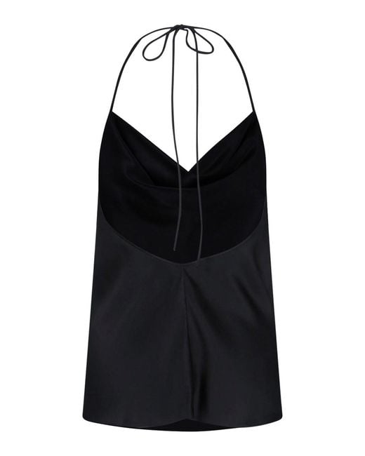 Valentino Garavani Black Silk Top