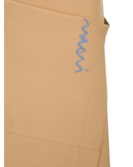Marni Natural Wrap Skirt