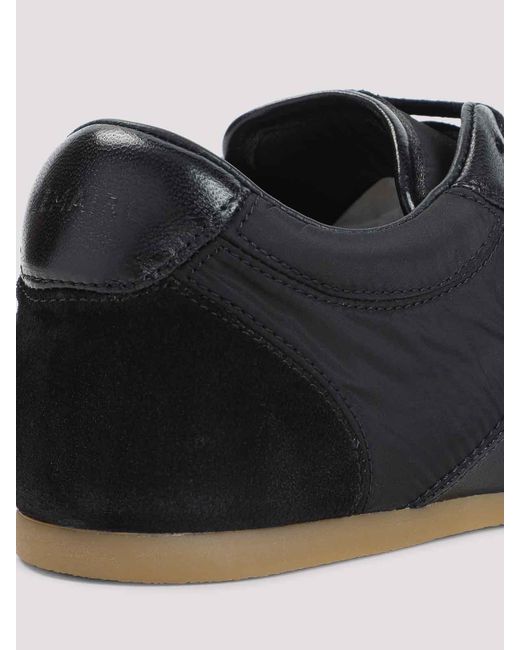 Lemaire Black Soft Runner Sneakers