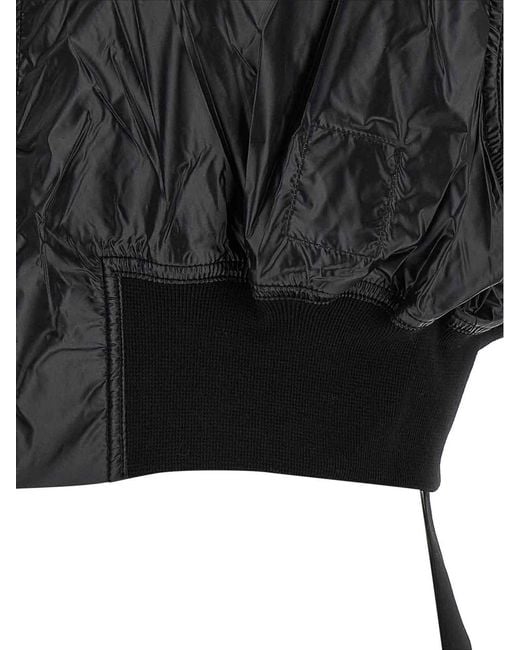 Rick Owens Black Tatlin Bomber Vest