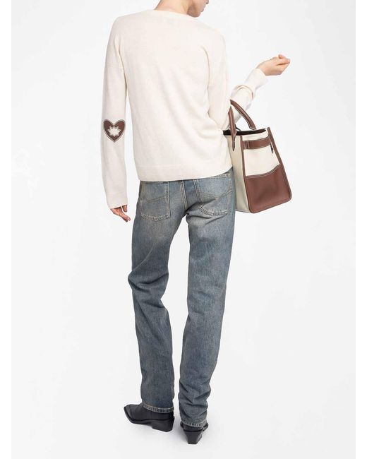 Zadig & Voltaire Natural Vivi Lc Patch Heart