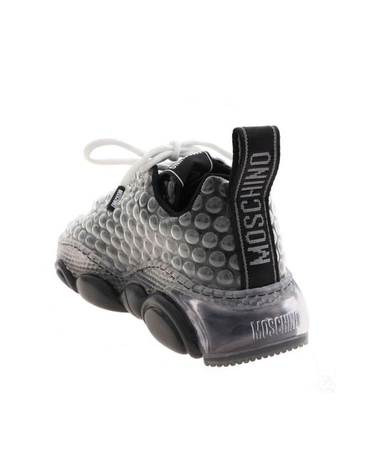 Moschino Black Double Bubble Sneakers In