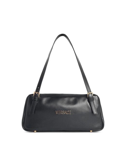 Versace Black Tag Leather Bag