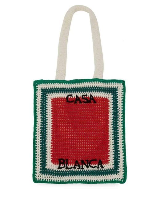 Casablancabrand Red Crochet Bag