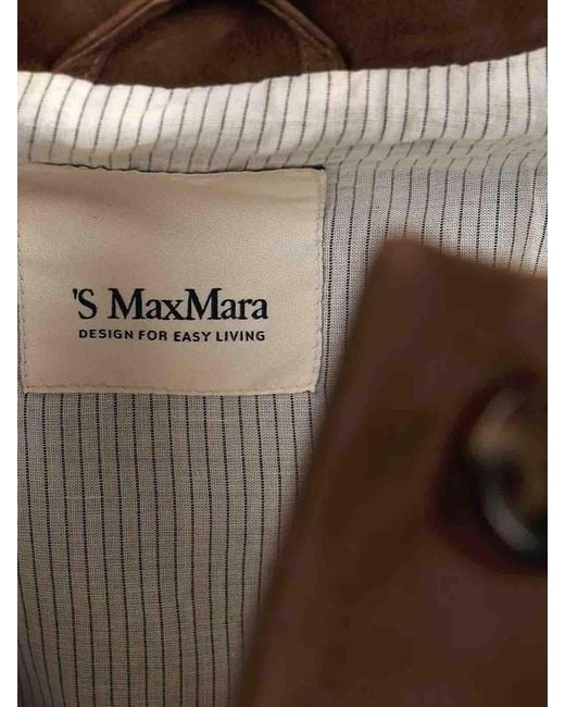 Max Mara Brown Suede Jacket