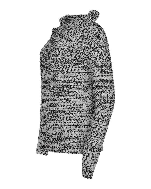 Alberta Ferretti Gray Jacket Made Of A Wool Blend