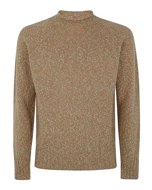Drumohr Brown Turtleneck Sweather Rule' Neck for men