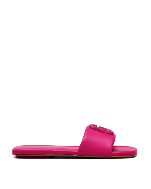 Marc Jacobs Pink Logo Sandals