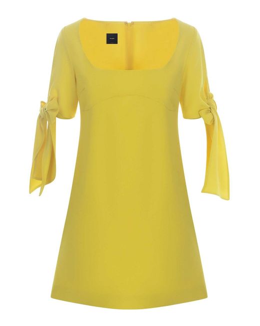 Pinko Yellow Dresses