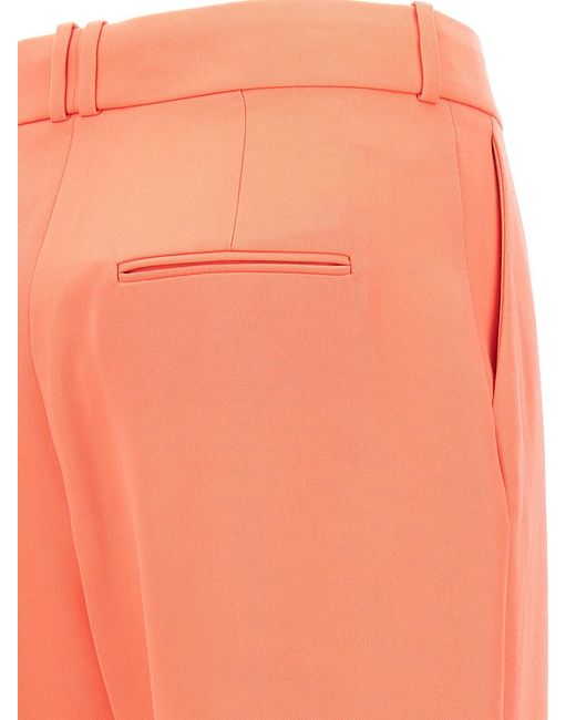 Balmain Orange Pants With Side Slits