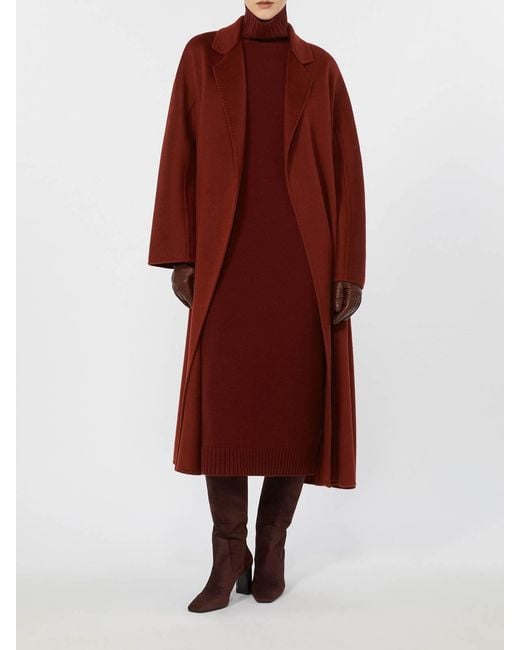 Max Mara Red Ludmilla Icon Coat